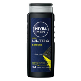 NIVEA BATH CARE Гель для душа ULTRA Extrime 2в1 500мл(new)/уп12 NIVEA BATH CARE Гель для душа ULTRA Extrime 2в1 500мл(new)/уп12