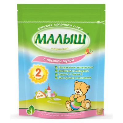 МАЛЫШ Истрин.  Овсянка с6м 350г/уп9