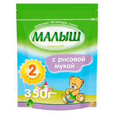 МАЛЫШ Истрин.  Рис с6м 350г/уп9