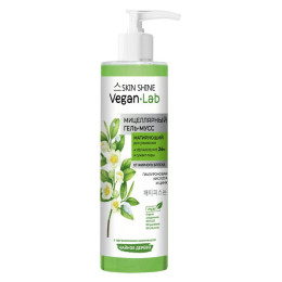Гель-мусс мицеллярный матирующий для умывания Veganlab 250мл/уп8