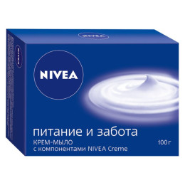 NIVEA SOAP Крем-мыло "Питание и забота" 100гр/уп36