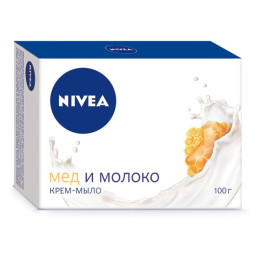 NIVEA SOAP Крем-мыло "Мёд и Молоко" 100мл/уп36