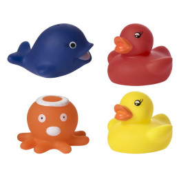25033 Набор игрушек для ванны меняющих цвет "Веселое купание", 4 шт.