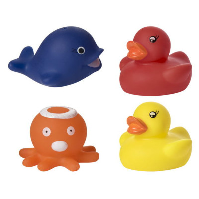 25033 Набор игрушек для ванны меняющих цвет "Веселое купание", 4 шт.