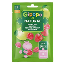 Фигурки для детей GIPOPO Яблоко, клубника, малина 15гр/уп40 Фигурки для детей GIPOPO Яблоко, клубника, малина 15гр/уп40