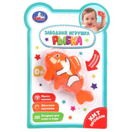 Заводная игрушка "рыбка" на блист. Умка в кор.2*120шт