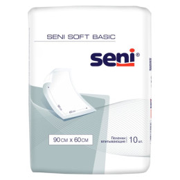 СЕНИ Пеленки (простыни) Soft Basic  90 x 60 см 10 шт/уп12