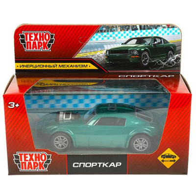 Машина металл СПОРТКАР, 10,5 см, инерция, кор Технопарк в кор.2*120шт