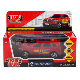 Машина металл RENAULT KOLEOS СПОРТ, длина 12 см, откр дв, багаж, инерц Технопарк в кор.2*36шт