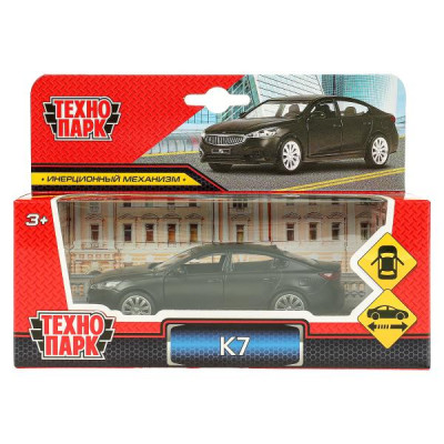 Машина металл KIA k7, 11,5 см, двери, инерция, кор. Технопарк в кор. 2*48шт