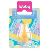 Соска молочн. 0+ мес, медл. поток, латекс Lubby 2шт/уп12 4654