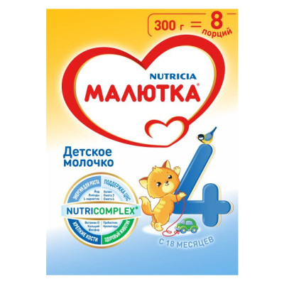 МАЛЮТКА - 4 м/с с18м 300г/уп6