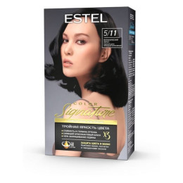 Стойкая крем-гель краска для волос ESTEL COLOR Signature 5/11 Вулканический пепел /уп12 Стойкая крем-гель краска для волос ESTEL COLOR Signature 5/11 Вулканический пепел /уп12