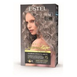 Стойкая крем-гель краска для волос ESTEL COLOR Signature 8/16 Лакричная карамель /уп12