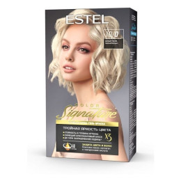 Стойкая крем-гель краска для волос ESTEL COLOR Signature 10/0 Белый песок /уп12 Стойкая крем-гель краска для волос ESTEL COLOR Signature 10/0 Белый песок /уп12