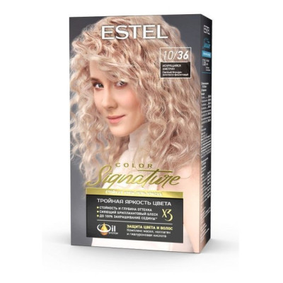 Стойкая крем-гель краска для волос ESTEL COLOR Signature 10/36 Искрящийся аметрин /уп12