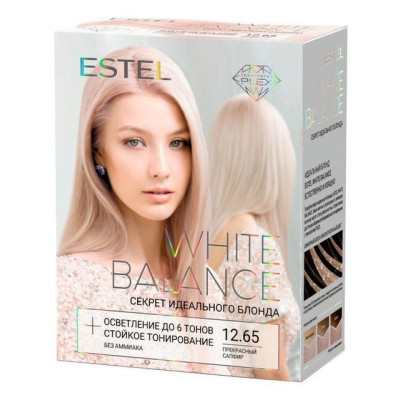 Секрет идеального блонда ESTEL WHITE BALANCE тон 12.65 Прекрасный сапфир /уп9 Секрет идеального блонда ESTEL WHITE BALANCE тон 12.65 Прекрасный сапфир /уп9