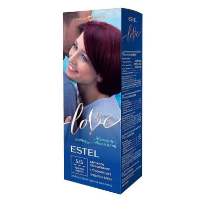 Стойкая крем-краска для волос ESTEL LOVE тон 5/5 Красное дерево /уп10 Стойкая крем-краска для волос ESTEL LOVE тон 5/5 Красное дерево /уп10