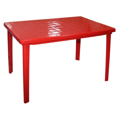 Стол 1200х850х750мм прямоугольный (красный) (уп.1) М2599