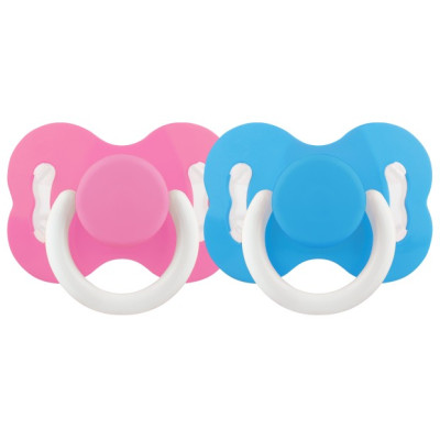 Пустышка круг. сосок, 0+  мес, лат. 2шт Just Lubby/уп20 31836