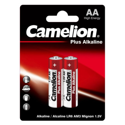 Батарейки Camelion Plus Alkaline LR6 AA 2шт/уп12