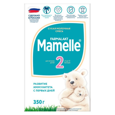 MAMELLE 2 (6-12мес) 350гр/уп12