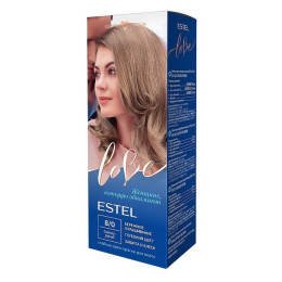 Стойкая крем-краска  для волос ESTEL LOVE тон 8/0 Светло-русый /уп10