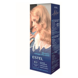Стойкая крем-краска  для волос ESTEL LOVE тон 9/17 Ореховый латте /уп10