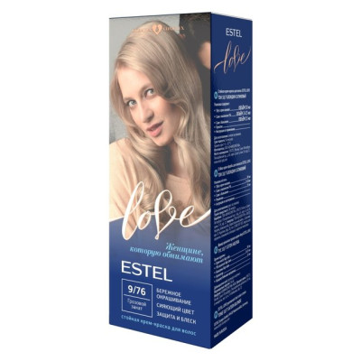 Стойкая крем-краска  для волос ESTEL LOVE тон 9/76 Грозовой закат /уп10