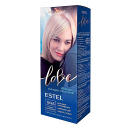 Стойкая крем-краска  для волос ESTEL LOVE тон 10/65 Блондин жемчужный /уп10