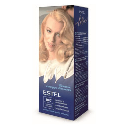Стойкая крем-краска  для волос ESTEL LOVE тон 10/7 Блондин сатиновый /уп10