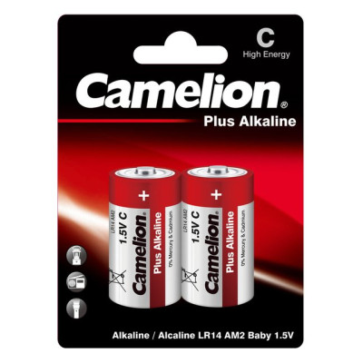 Батарейки Camelion Plus Alkaline LR14 (типоразмер С) 2шт/уп6