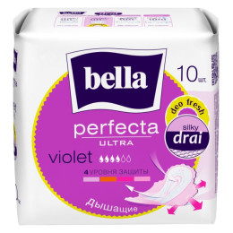 БЕЛЛА PERFECTA ULTRA Прокладки супертонкие Violet Deo Fresh 10 шт/уп36