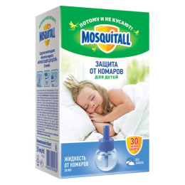 MOSQUITALL Жидкость 30ночей "Нежная защита для детей" от комаров 30мл/уп24