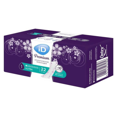 Урологич. прокладки ID Light PREMIUM Ultra 22шт/уп12 (ЧЗ)