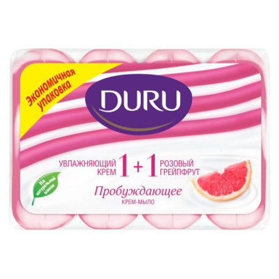 DURU SOFT SENS мыло Грейпфрут 4*90г(э/пак)/уп24