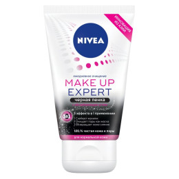 NIVEA VISAGE Пенка Черная 3в1 жидкое мыло для умывания для нормальной кожи 100мл/уп24