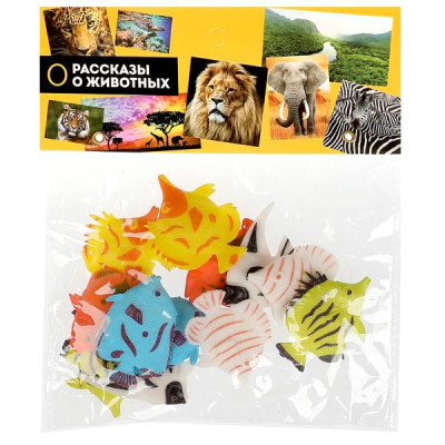 Игрушка пластизоль рифовые рыбки 6,25см 12ассорти набор, пакет ИГРАЕМ ВМЕСТЕ в кор.2*144наб Игрушка пластизоль рифовые рыбки 6,25см 12ассорти набор, пакет ИГРАЕМ ВМЕСТЕ в кор.2*144наб