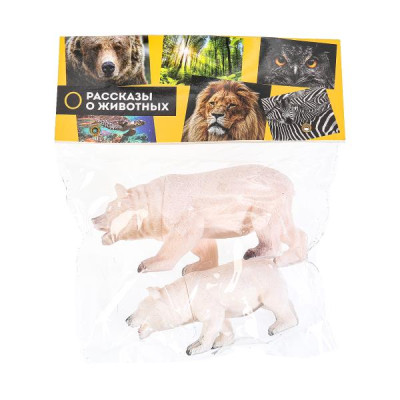 Игрушка пластизоль белые медведи 2 шт. в пак. ИГРАЕМ ВМЕСТЕ в кор.2*96наб Игрушка пластизоль белые медведи 2 шт. в пак. ИГРАЕМ ВМЕСТЕ в кор.2*96наб