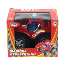 Машина-перевертыш на бат.кор.12*9*10см ИГРАЕМ ВМЕСТЕ в кор.2*96шт