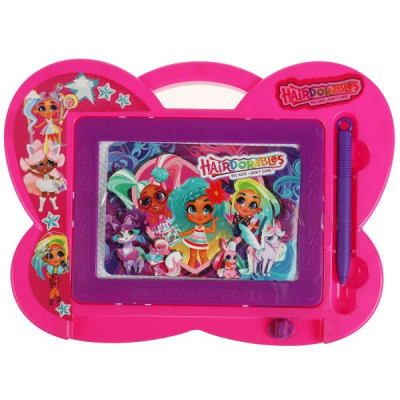 Доска для рисования Hairdorable магнитная, ч/б, 23*19см ИГРАЕМ ВМЕСТЕ в кор.2*60шт Доска для рисования Hairdorable магнитная, ч/б, 23*19см ИГРАЕМ ВМЕСТЕ в кор.2*60шт