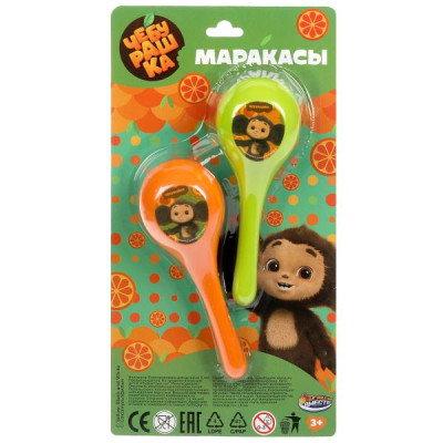 Маракасы Чебурашка блист.15,8*30*4см ИГРАЕМ ВМЕСТЕ в кор.60шт Маракасы Чебурашка блист.15,8*30*4см ИГРАЕМ ВМЕСТЕ в кор.60шт