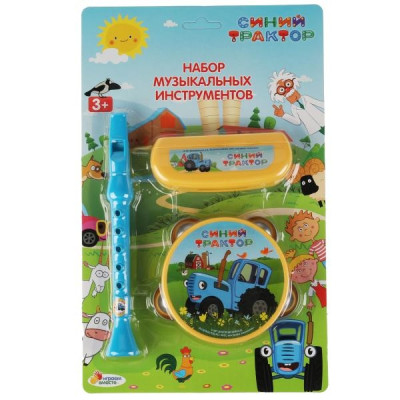 Набор музыкальных инструментов СИНИЙ ТРАКТОР блист.20,5*29,2*6см ИГРАЕМ ВМЕСТЕ в кор.120шт Набор музыкальных инструментов СИНИЙ ТРАКТОР блист.20,5*29,2*6см ИГРАЕМ ВМЕСТЕ в кор.120шт