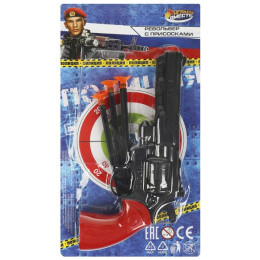 Револьвер с присосками, ПОЛИЦИЯ, блист.17*32*3см ИГРАЕМ ВМЕСТЕ в кор.2*90шт