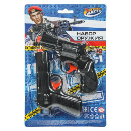 Набор оружия ПОЛИЦИЯ блист.17*25,5*3см ИГРАЕМ ВМЕСТЕ в кор.2*120шт