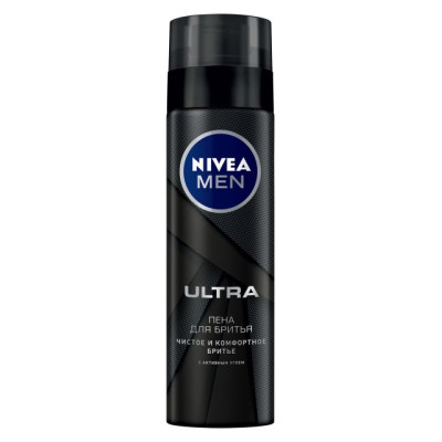 NIVEA FOR MEN Пена для бритья ULTRA 200мл/уп12