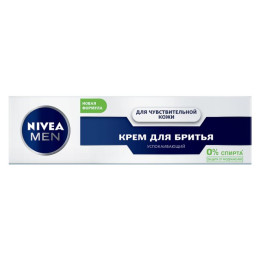 NIVEA FOR MEN Крем для бритья для чувствительной кожи 100мл/уп24