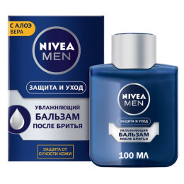 NIVEA FOR MEN Бальзам после бритья Увлажняющий "Защита и Уход" 100мл/уп24