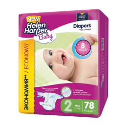 Подгузники Helen Harper Baby 2 Mini (3-6кг) 78шт/уп3