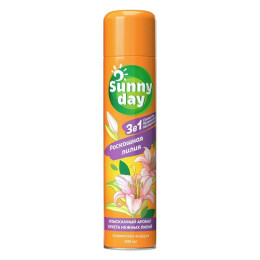 Sunny Day Освежитель воздуха Роскошная лилия 300 см3/уп12 Sunny Day Освежитель воздуха Роскошная лилия 300 см3/уп12